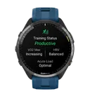 Garmin watch showing training status